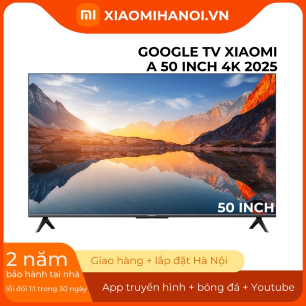 Google TV Xiaomi A 50 inch 4K 2025 Bản Quốc Tế